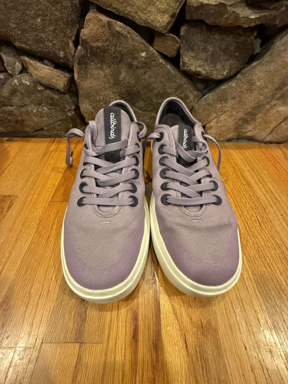 Allbirds Canvas Piper 2 Everyday Court Sneakers - Purple/Grey